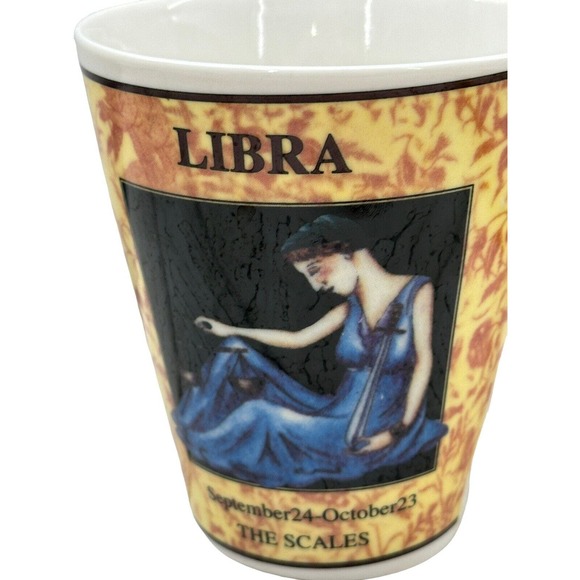 LIBRA Tall Zodiac What's Your Sign Mug Large Coffee Cup Astrology Birthday Gift - Picture 2 of 6